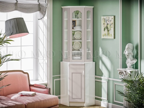 Буфет Кармен Угловой МДФ (Ш-580 x Г-580 х В-2270 мм)/Разные Цвета