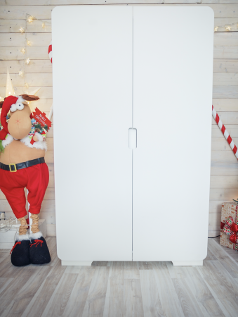 Шкаф 2-х Дверный с Внутренними Ящиками МДФ Софт Патина