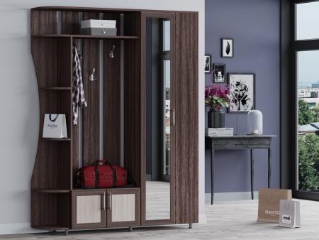 Прихожая Ксения-1 МДФ/Разные Цвета (1,55*2,15*0,4)