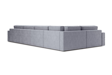Диван п-образный тик-так Сохо серый