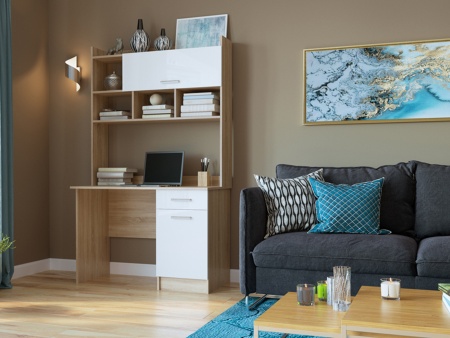 Компьютерный Стол Стайл №2 (Ш-1118 x Г-570 x В-1882 мм)/Разные Цвета